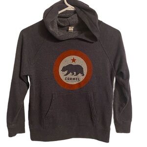 Carmel Kids' Gray Bear Hoodie Size S